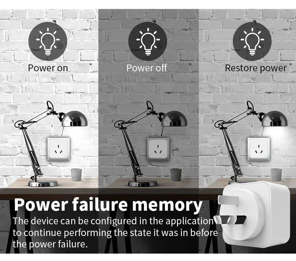 SmartScene Wi-Fi Smart Plug – Voice Control, Energy Monitoring & Child Lock